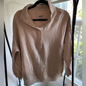 Aerie Half Zip Up Sweater